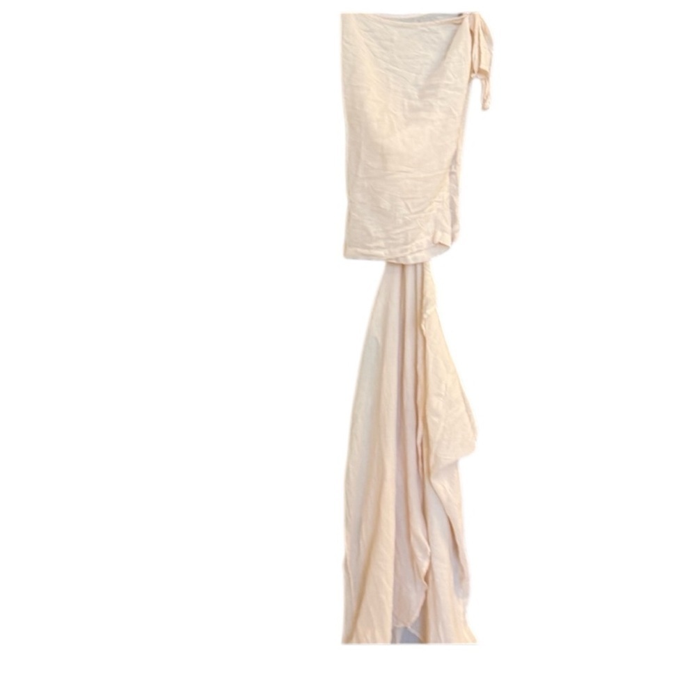 Solitaire (Anthropologie) NWT M 2 piece Ivory/peach Swim Coverup